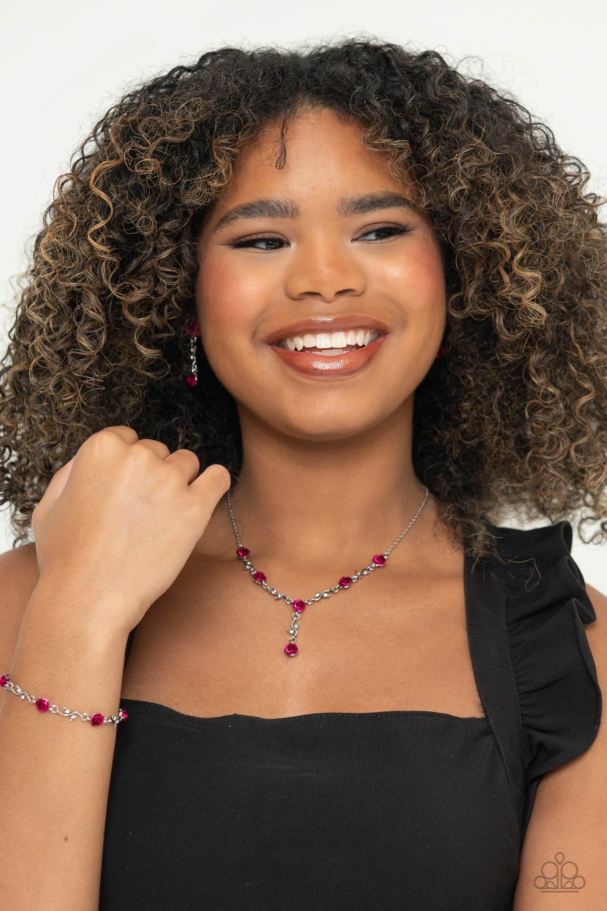 Rose Without Saying Pink Necklace