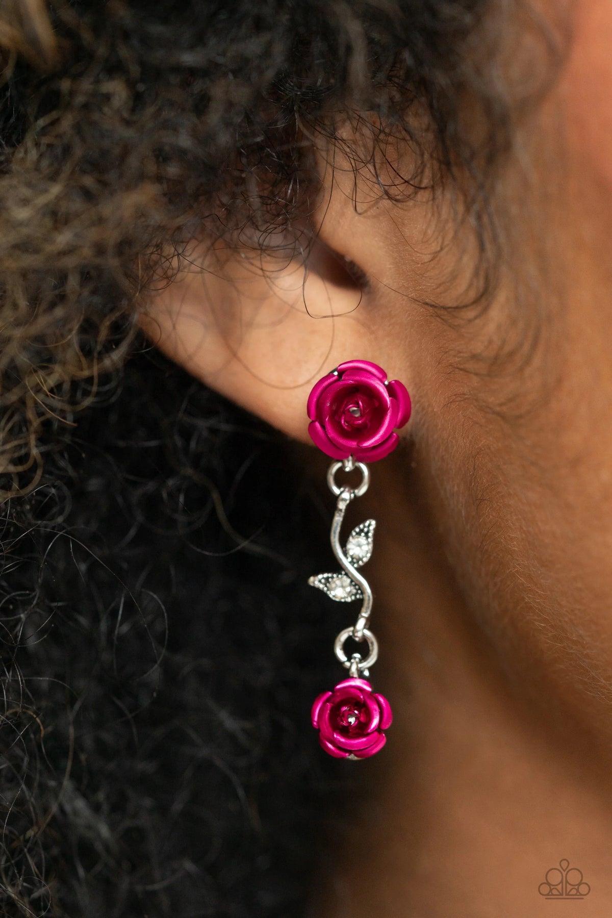 Led by the Rose Pink Post Earring
