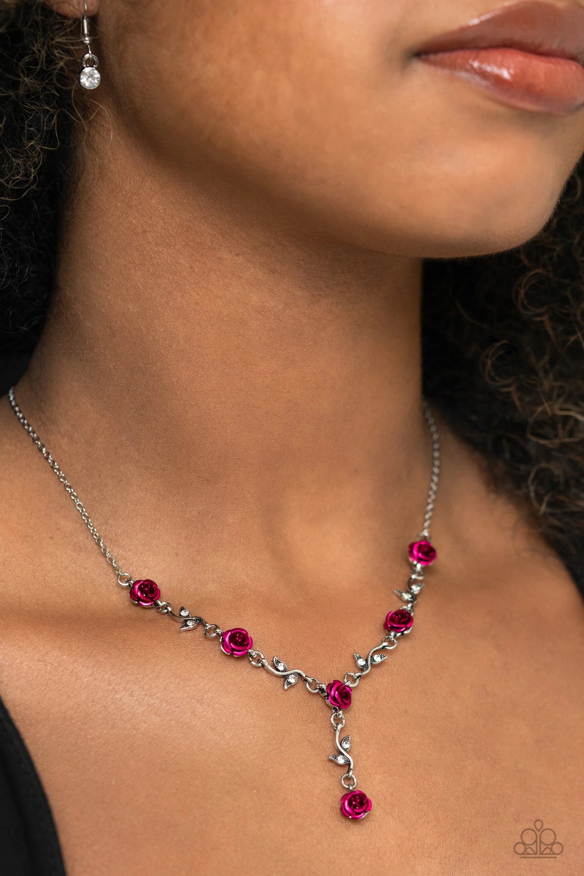 Rose Without Saying Pink Necklace