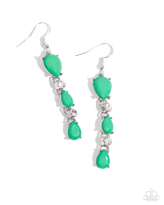 Malibu March Green Earring