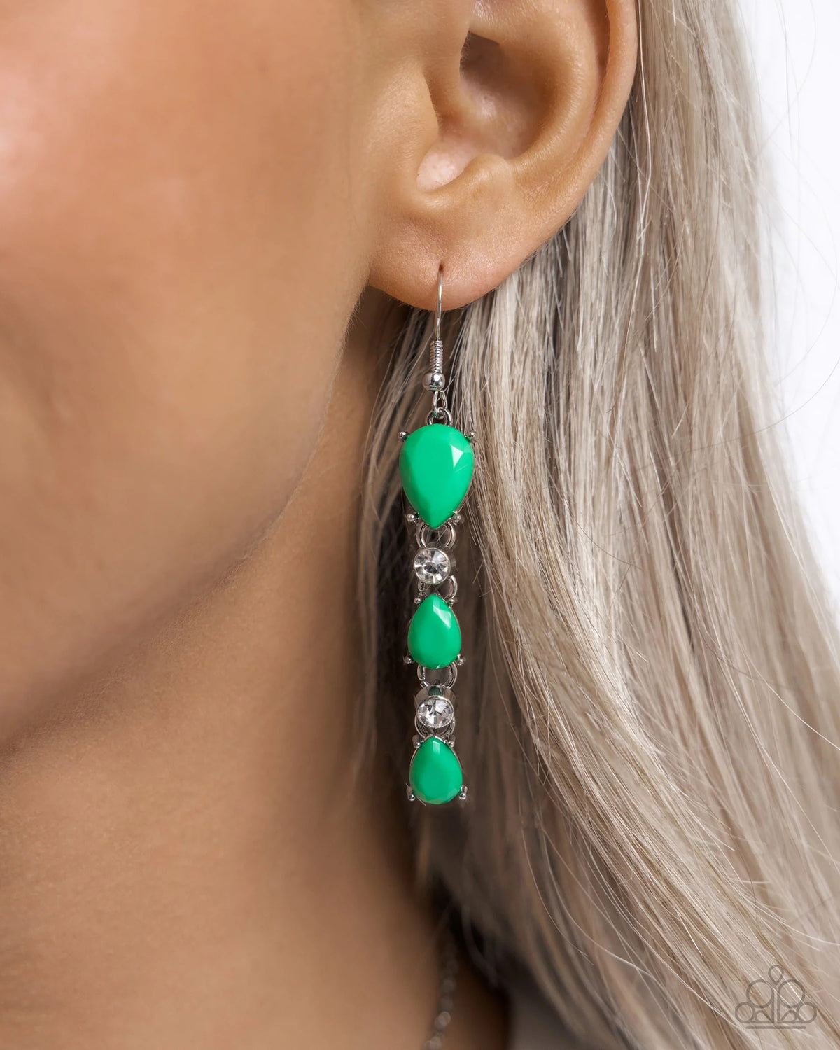 Malibu March Green Earring