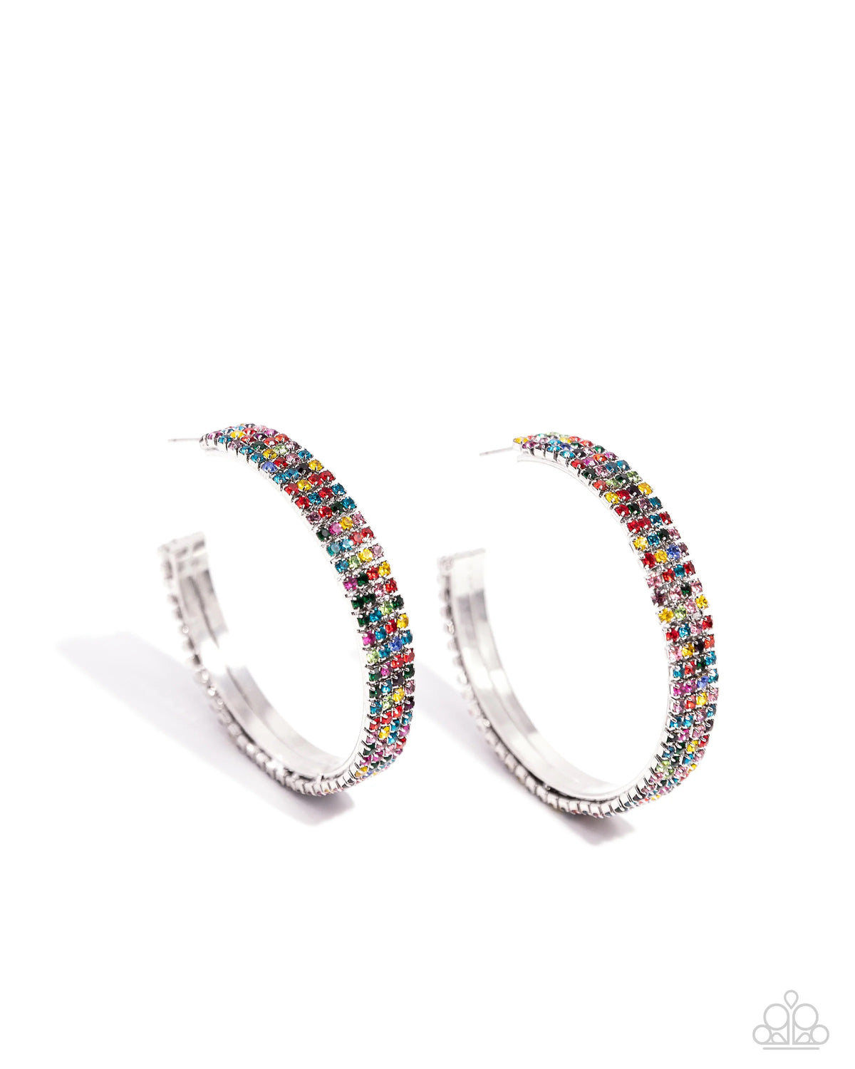Stacked Symmetry Multi Hoop Earring