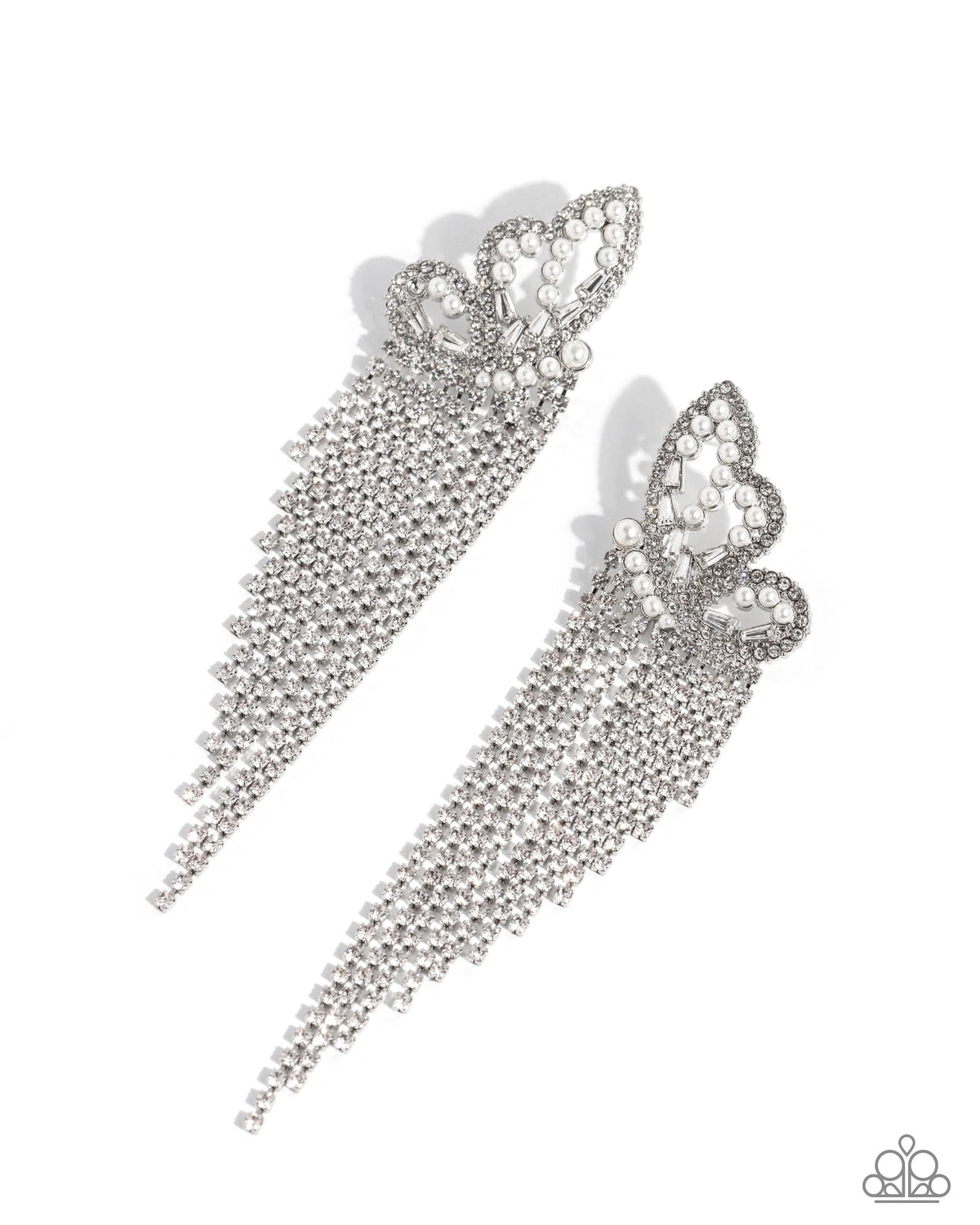 Aerial Accent White Post Earring